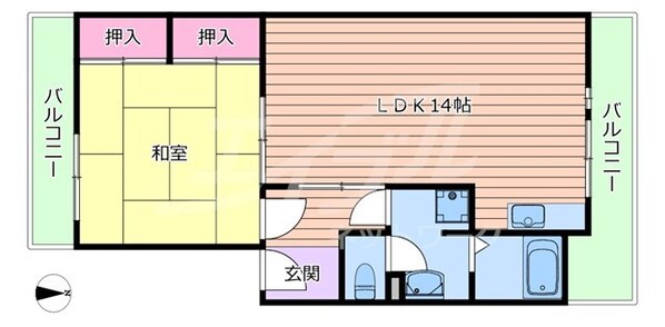 松下マンションの物件間取画像